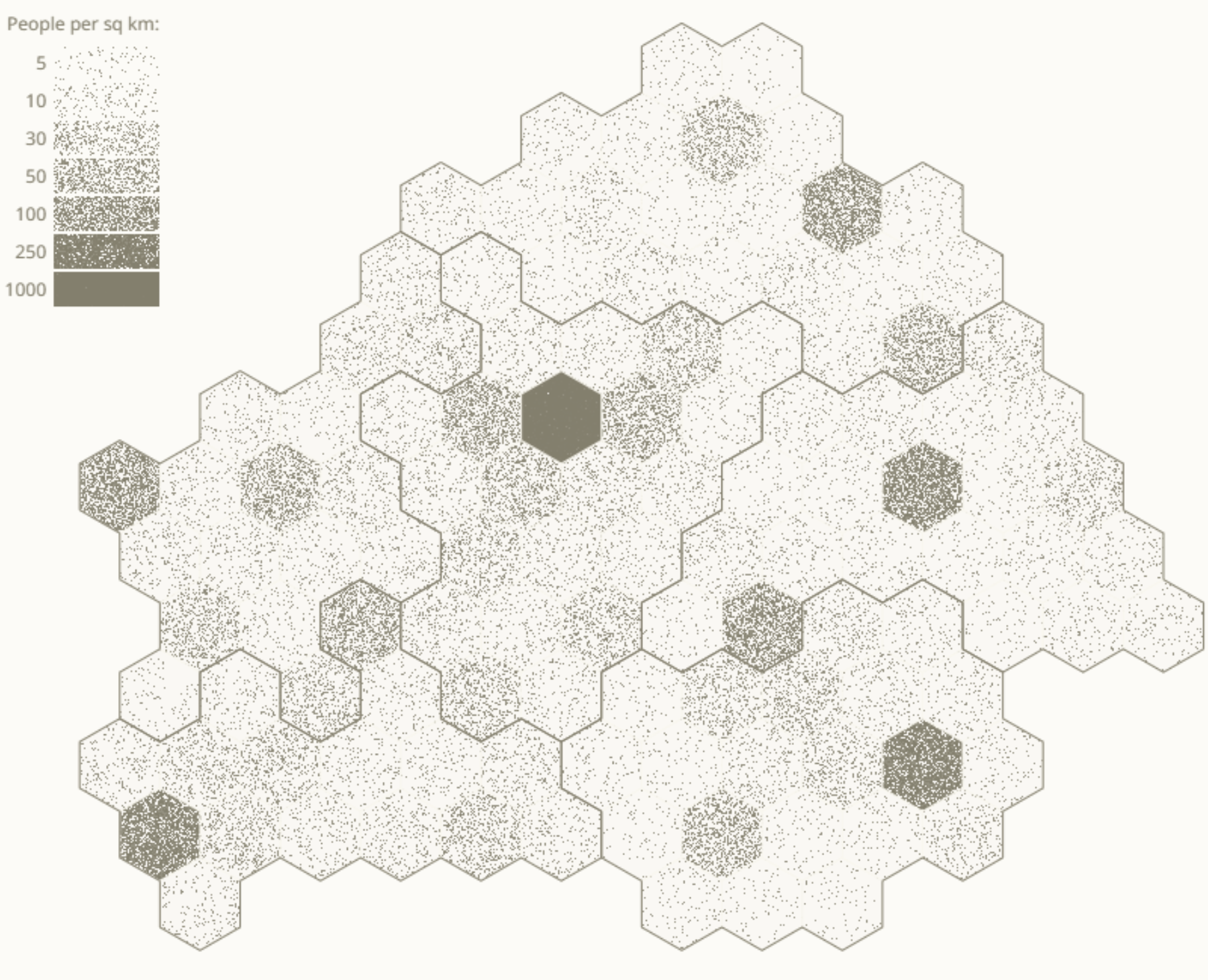 Placeholder image for interactive data visualization Belarus Trylinka Grid Map Population Density